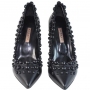Women's Decolletè heels in black leather