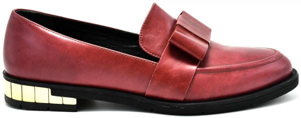 Loafers with bow