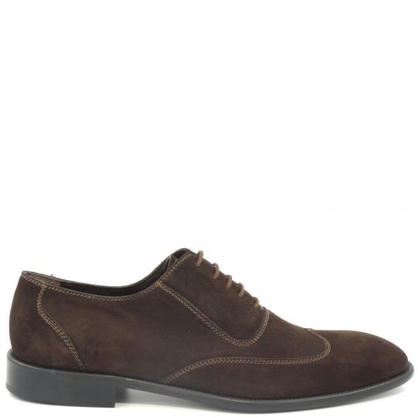 Oxfords Men shoes in suede leather