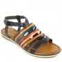 Sandals Women with straps in Multicolor
