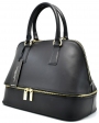 Women's bag in black leather
