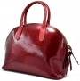 Women's bag in embossed patent leather