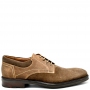 Derbies Men's Mick in brown leather and suede