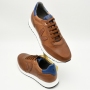 Men's rawson sneakers in brown leather