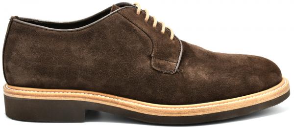 Derbies in suede leather