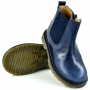 Boots for boys in blue leather