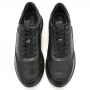 Men's sneakers action 26 nappa in black leather