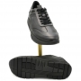 Men's sneakers action 26 nappa in black leather
