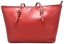 Women's bag in burgundy leather